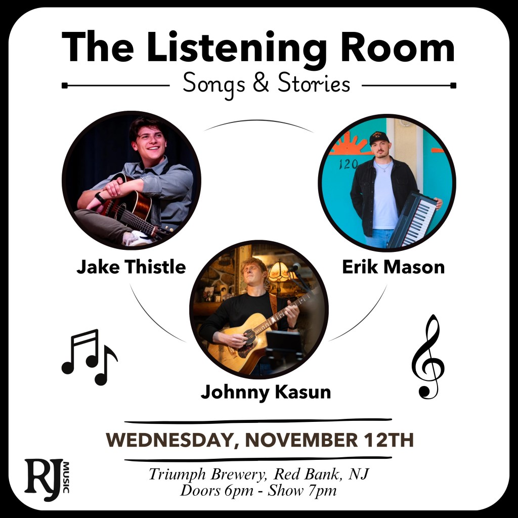 The promo for RiverJAM's 'Listening Room' hosted in Red Bank, NJ.