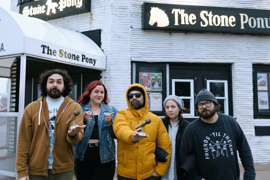 Yawn Mower outside of the Stone Pony