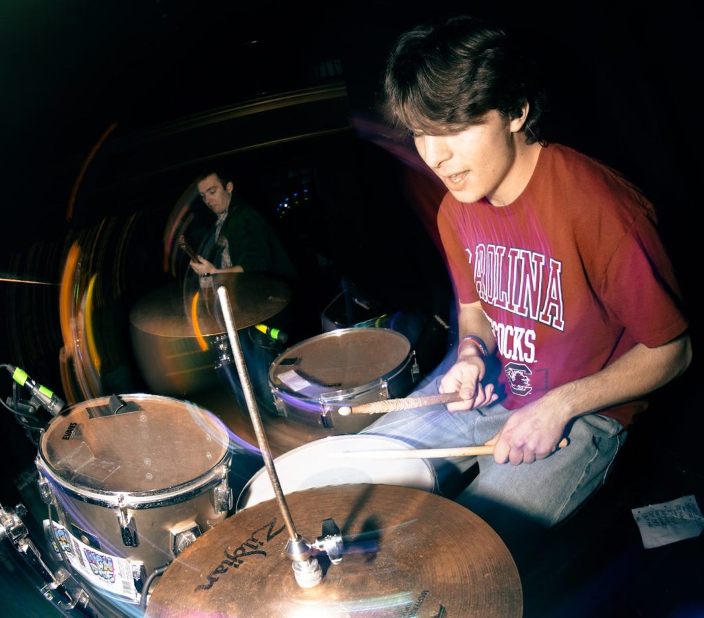 Drummer of the band Blush Boy