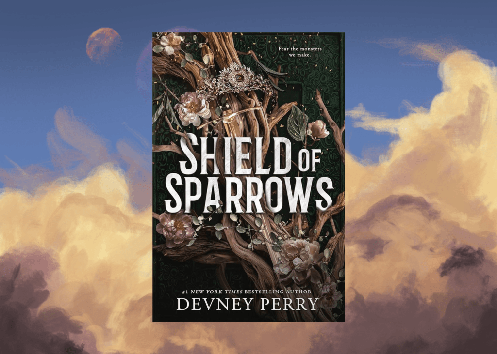 The cover of 'Shield of Sparrows' by Devney Perry